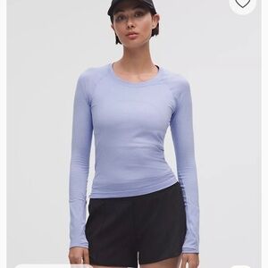 Lululemon Athletica Lavender Long Sleeve Swiftly Tech 2.0